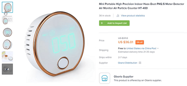 This air quality monitor is one of the best product ideas in the health and wellness niche
