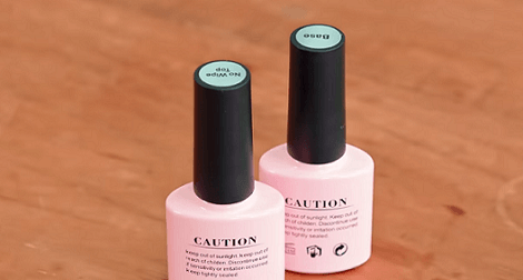 How Mandie and Aubrey turned their hobby into a business with products like this nail polish