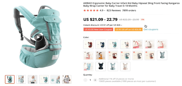 Product recommendation: ergonomic baby carrier