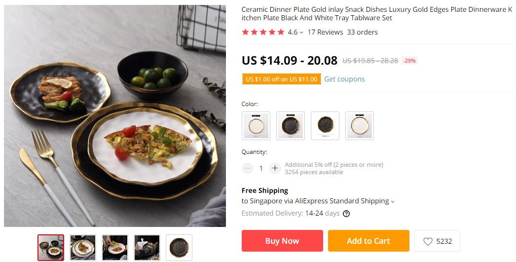Sell ceramic dinner as part of the home and kitchen niche in 2020