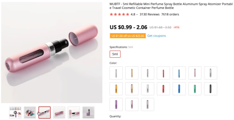 This perfume atomizer is a great product to sell 2020