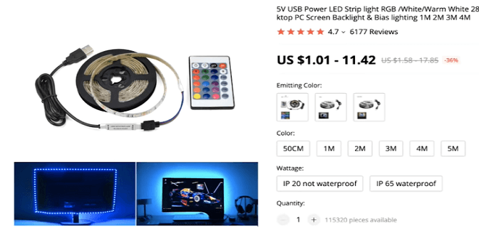 This LED light strip is a recommended product to dropship by Paul Lee