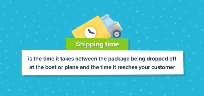 Definition of shipping time