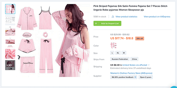 Dropship these pink pajama sets