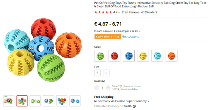 Consider dropshipping these quiet pet toys