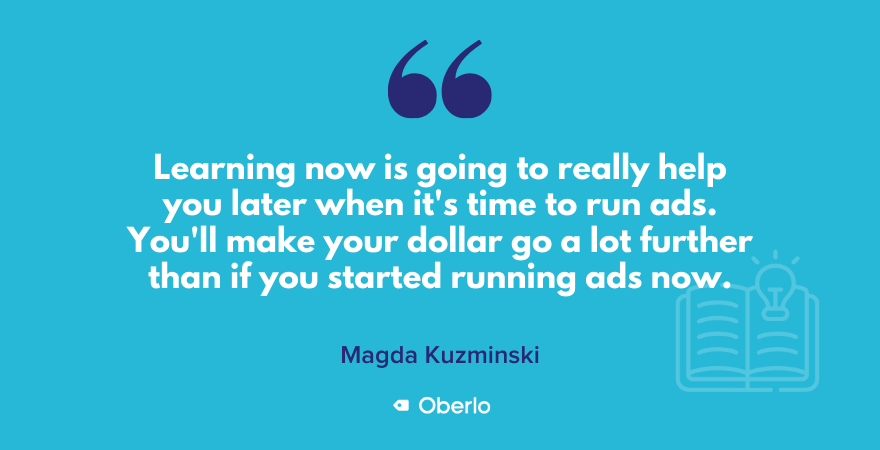 Magda's quote on learning now