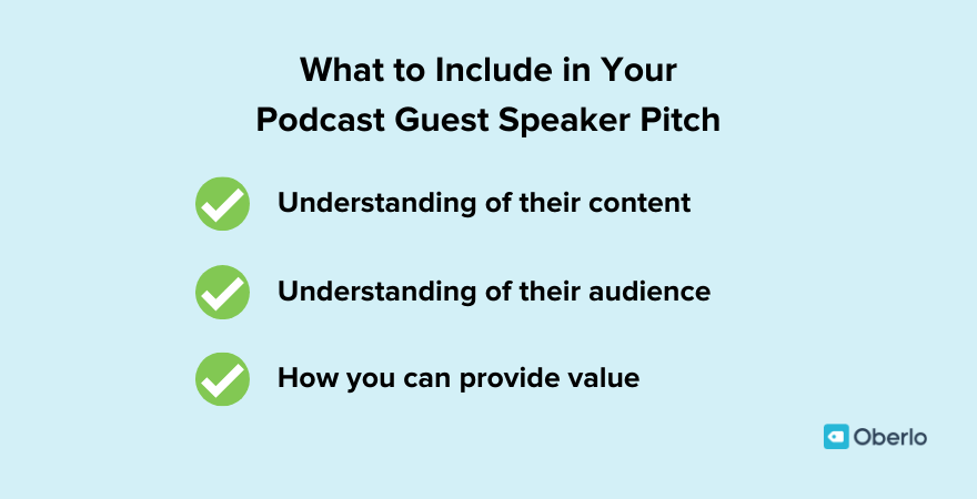What to include in your podcast guest speaker pitch