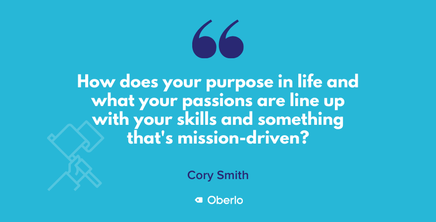 Cory Smith quote on lined entrepreneurship
