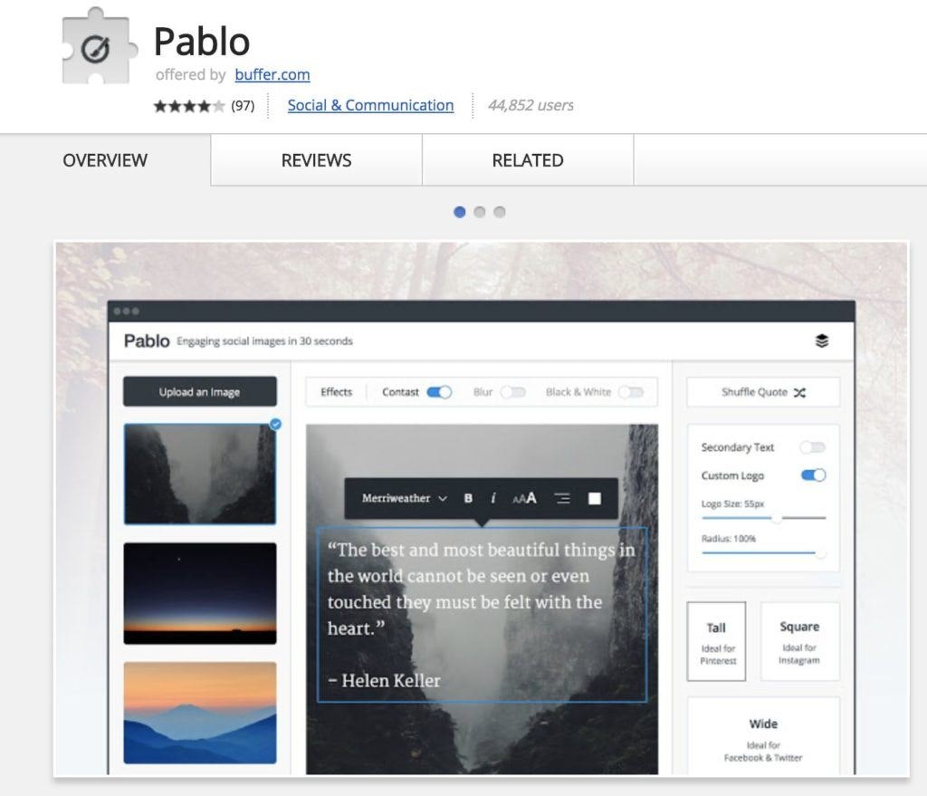 Pablo Screenshot