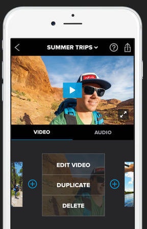 Videobearbeitung mit GoPro