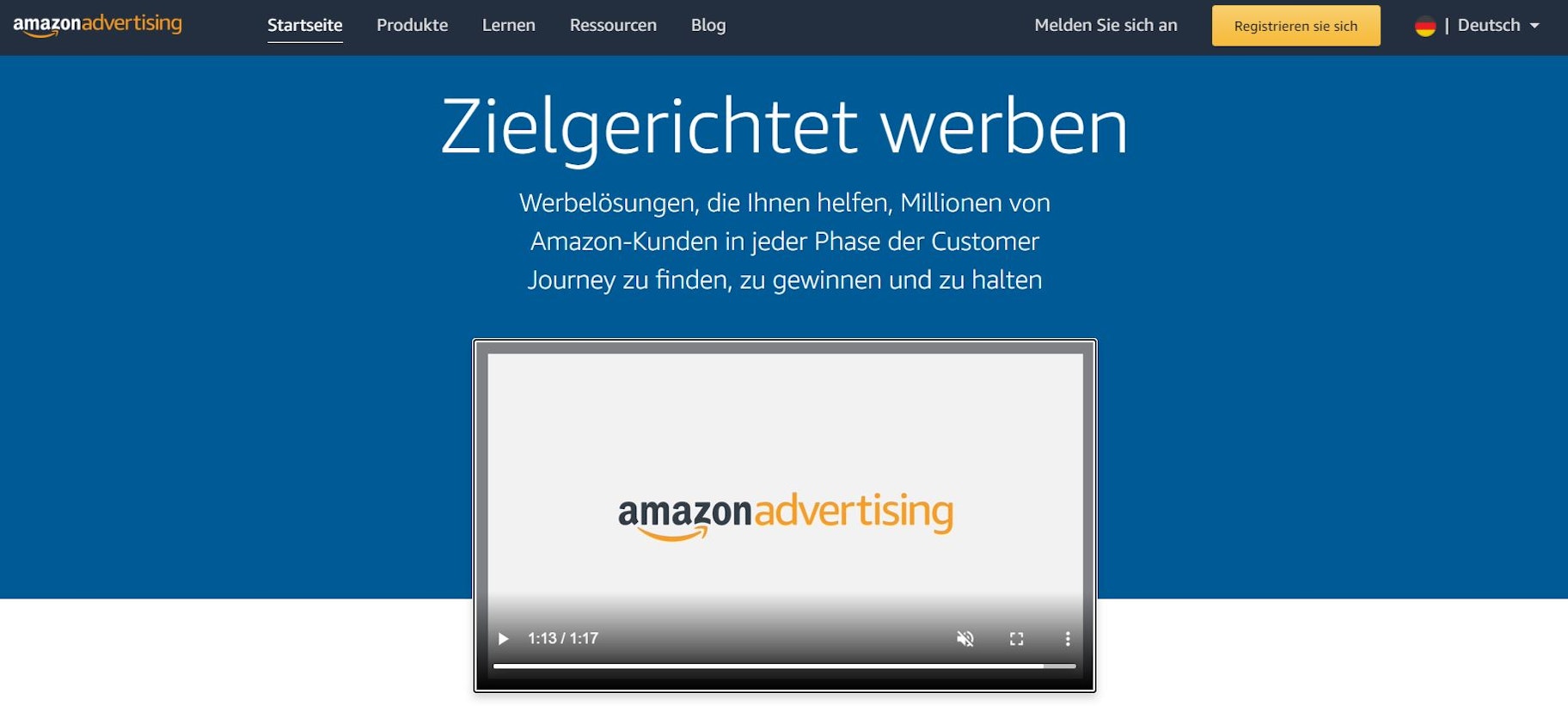 Amazon Advertising Screenshot
