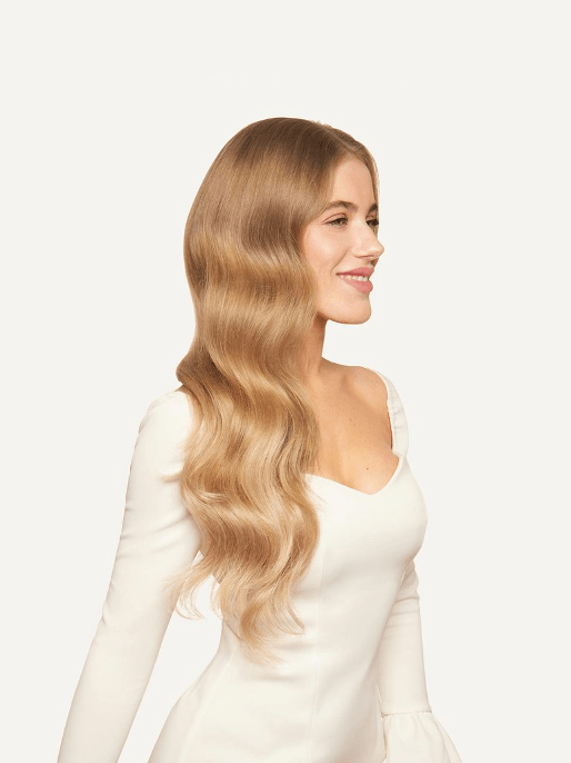 Frau mit blonden Haaren