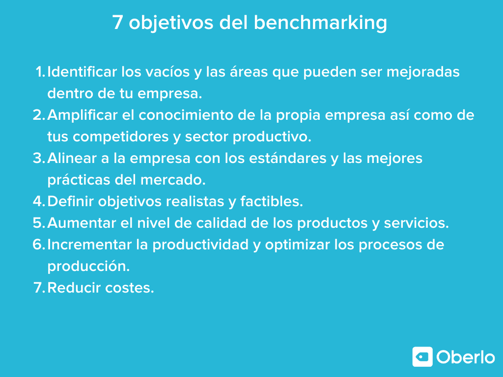 Objetivos del benchmarking