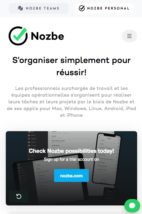 Nozbe app