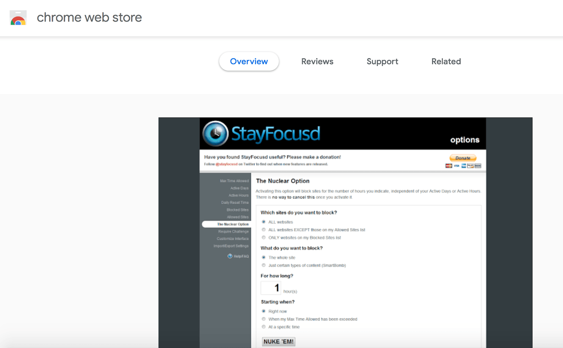 Stayfocusd app