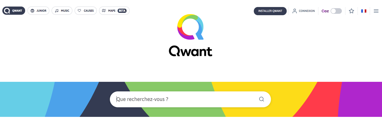 Moteur de recherche français Qwant