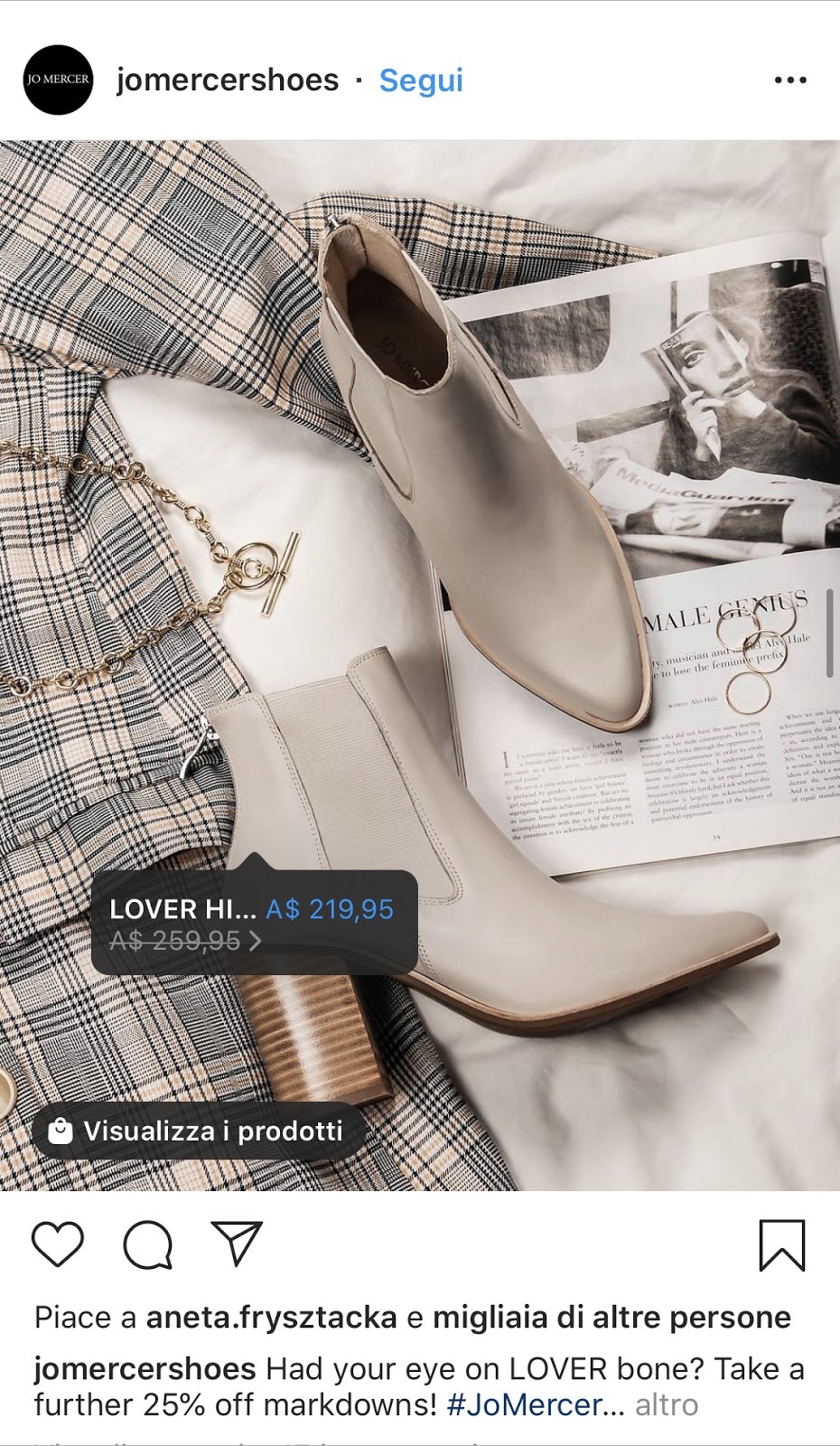 Instagram ads: shopping