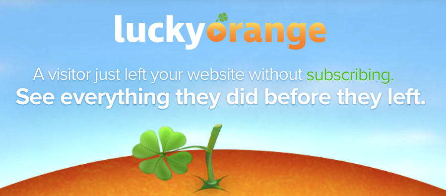 Growth hacking tools: Lucky Orange