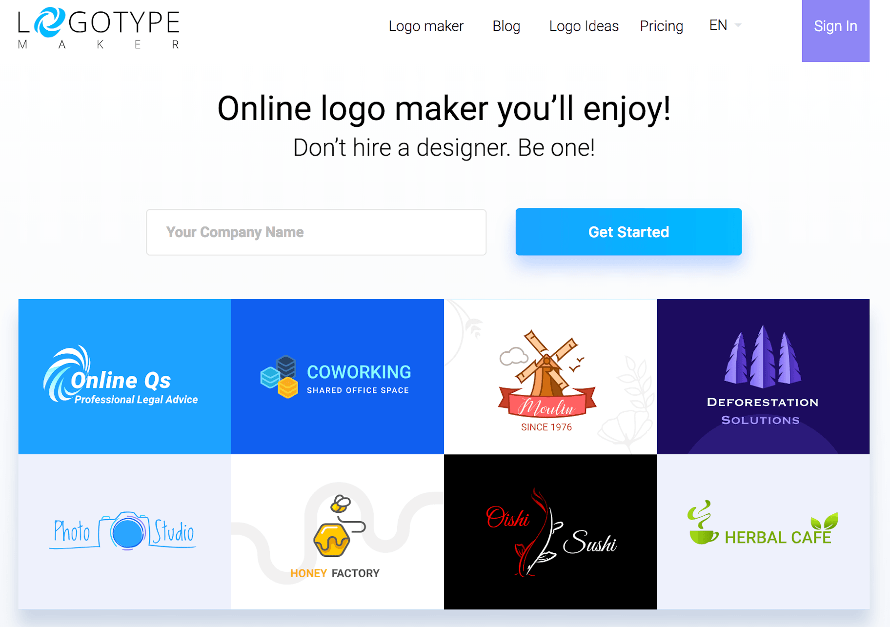 Logotype Maker: creare un logo