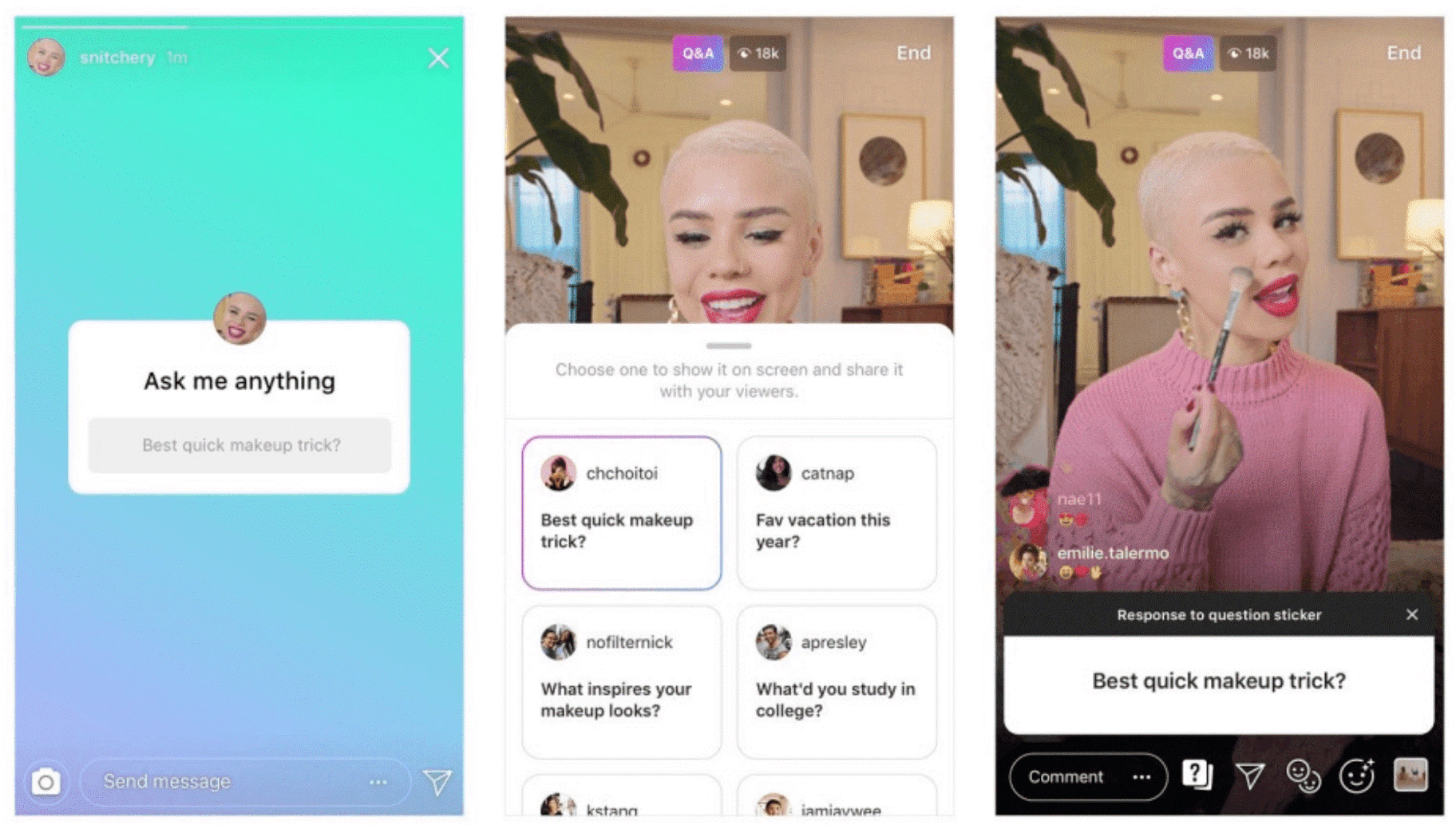Live Instagram: como usar o adesivo de perguntas e respostas em uma live
