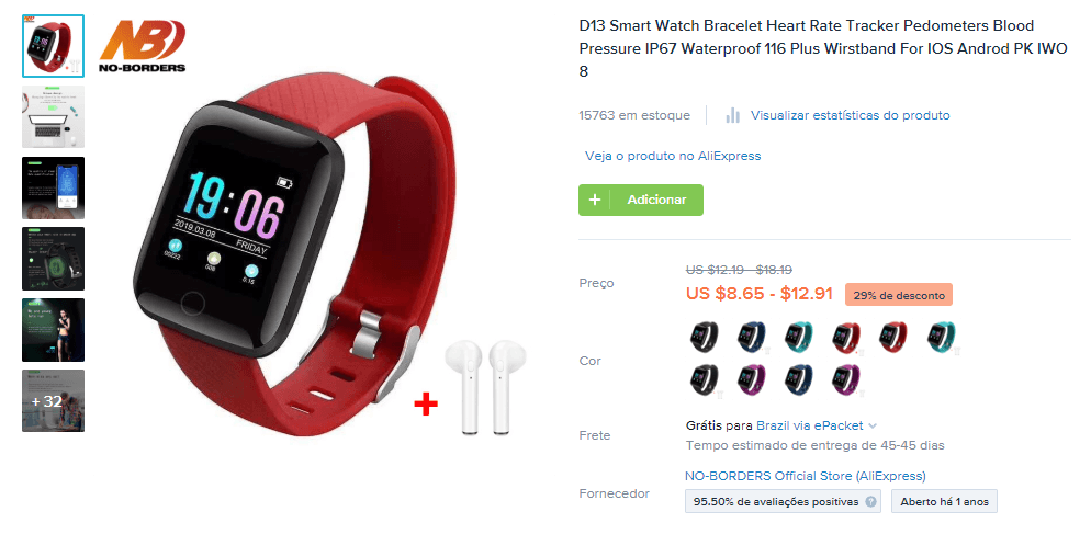 Produto para vender durante a pandemia: smartwatch (nicho de fitness e exercícios)
