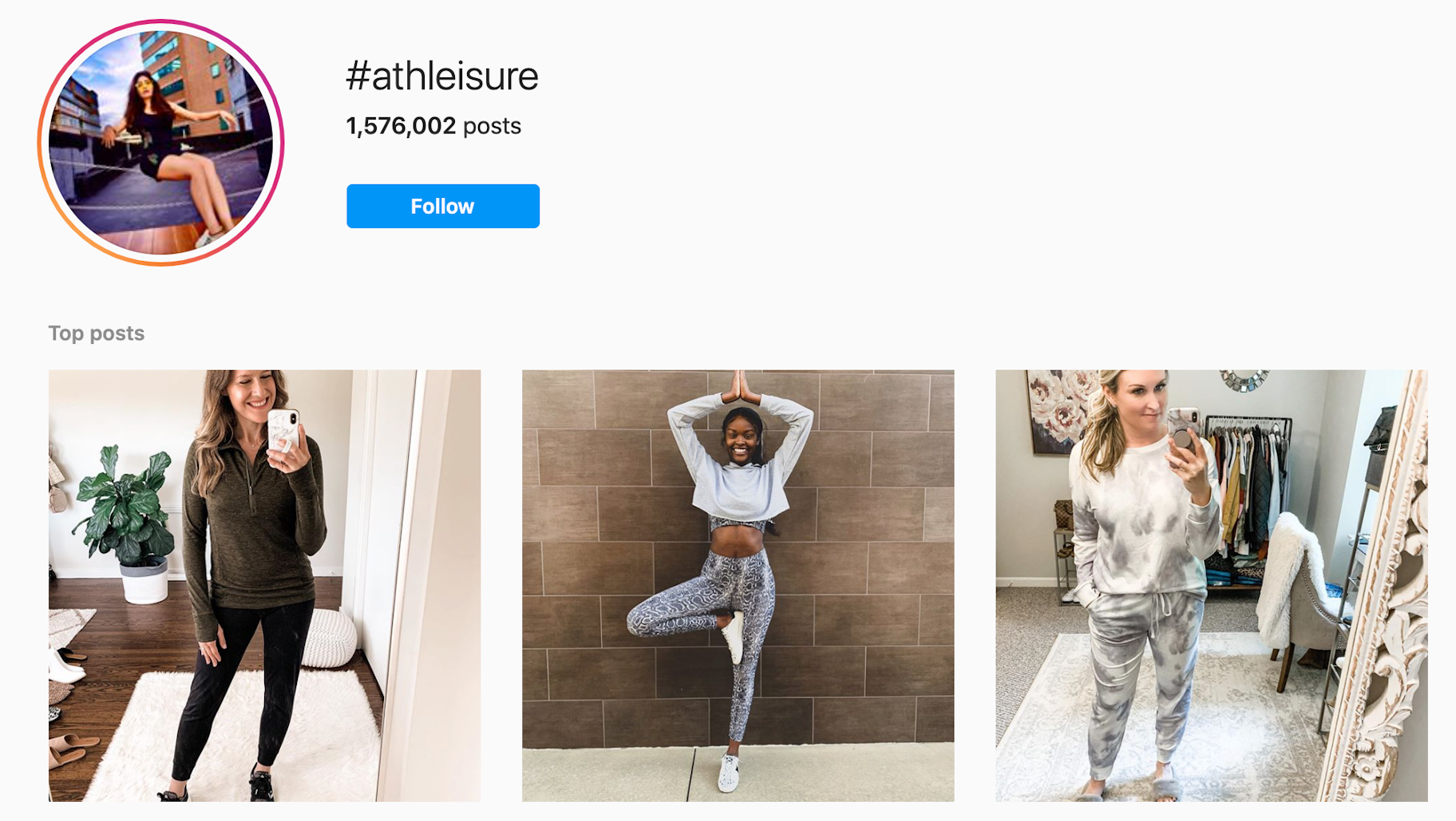 marketing athleisure products