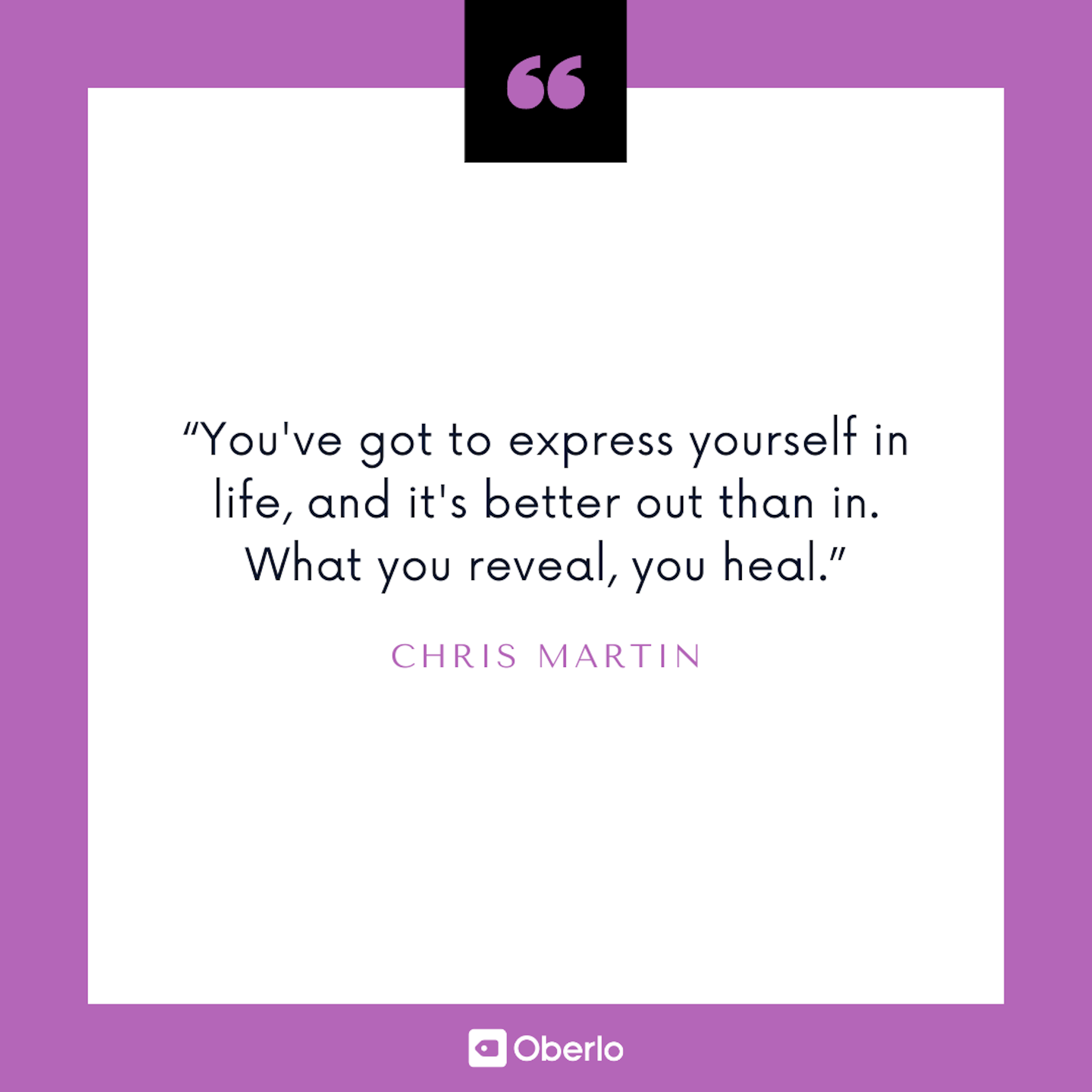 Verbessere dich selbst Zitat: Chris Martin