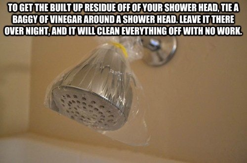 How to Clean Shower Heads