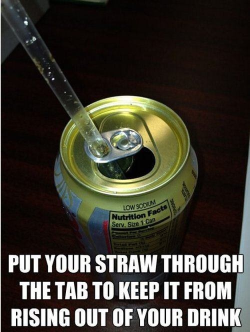 How to Use a Straw