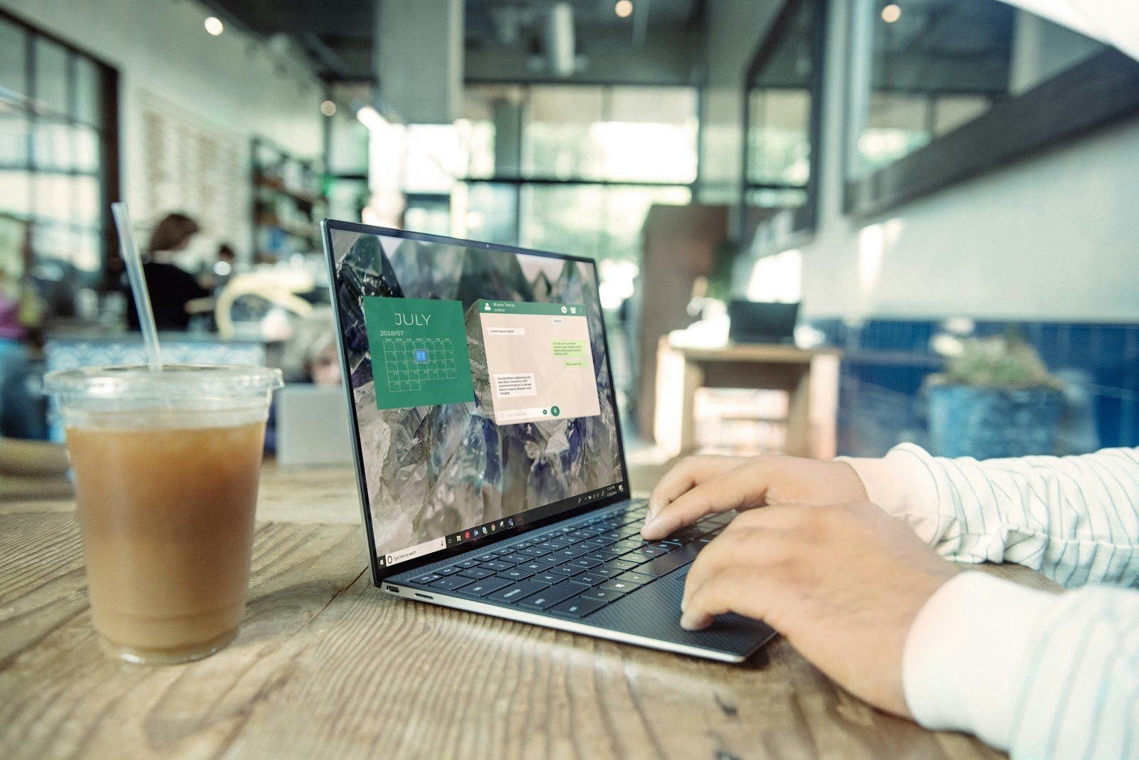 Digital entrepreneur working on laptop