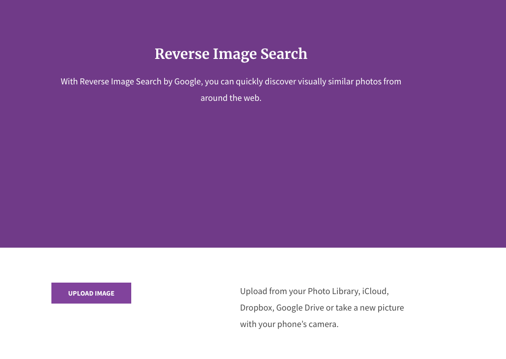 reverse image search tool