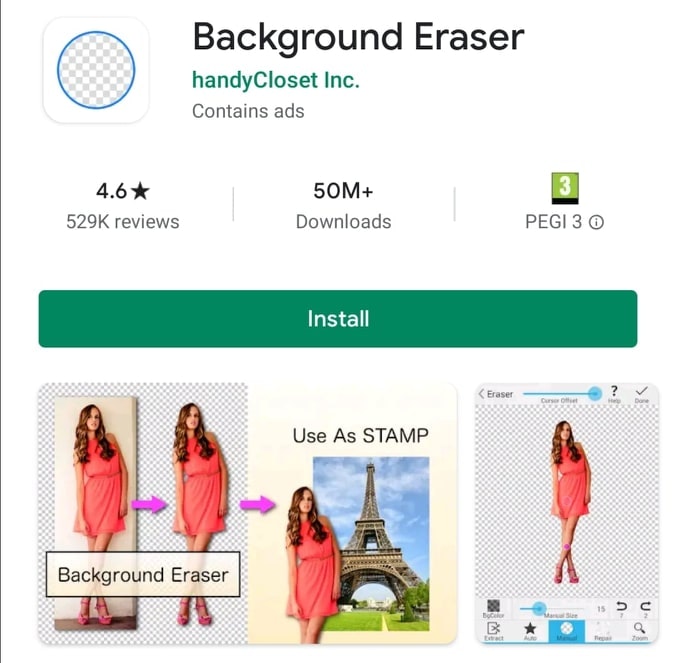 background eraser app