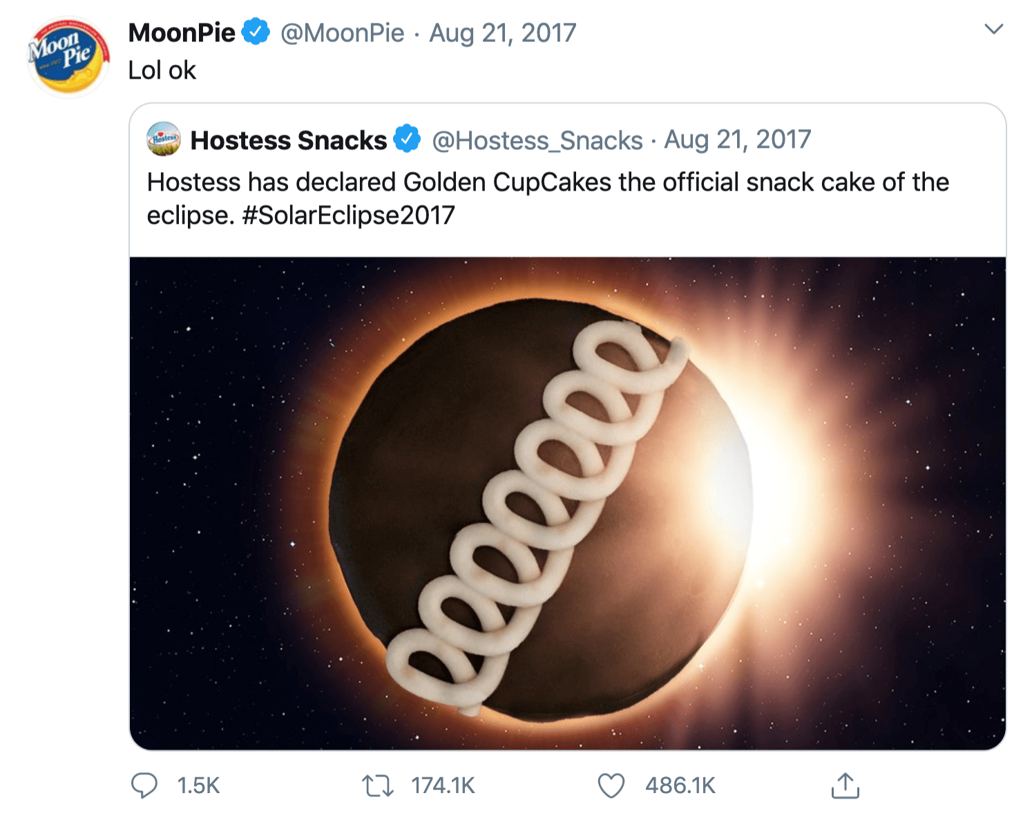 MoonPie Tweet Social Media Campaign