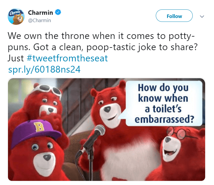Charmin Twitter customer engagement