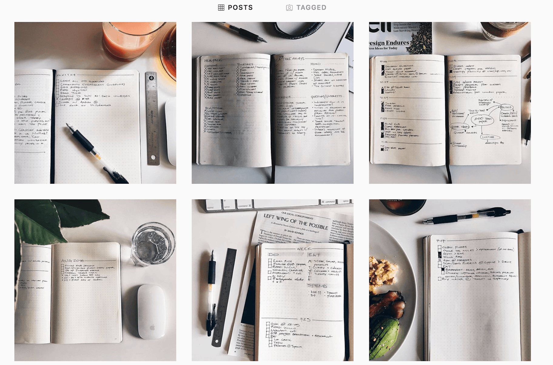 bullet journal Instagram