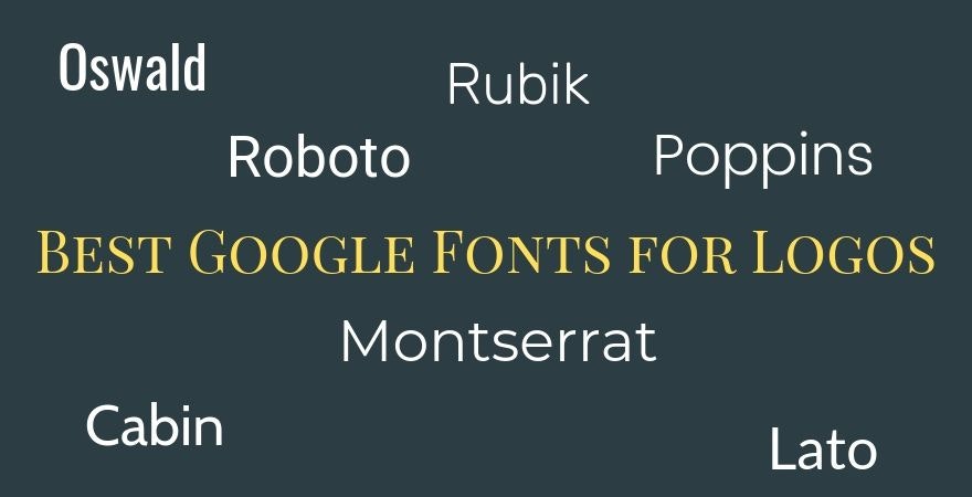 Best Google Fonts for Logos