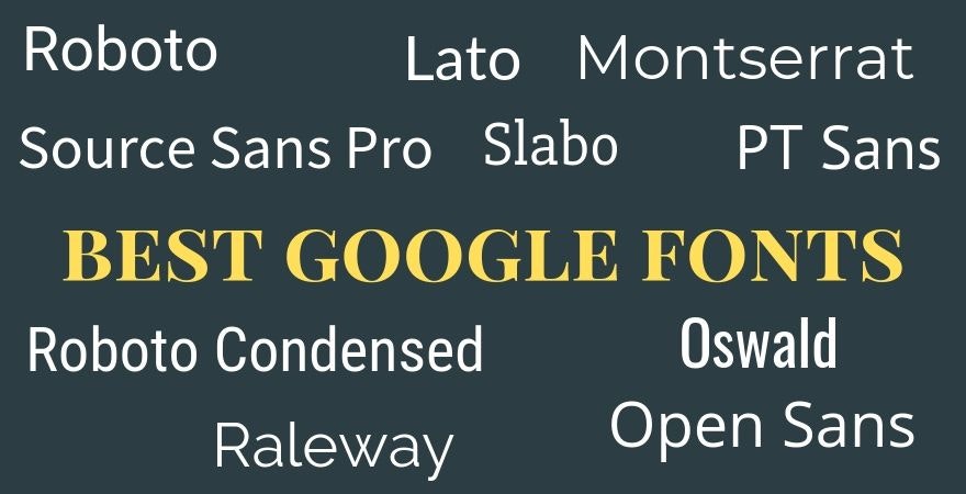 best google fonts