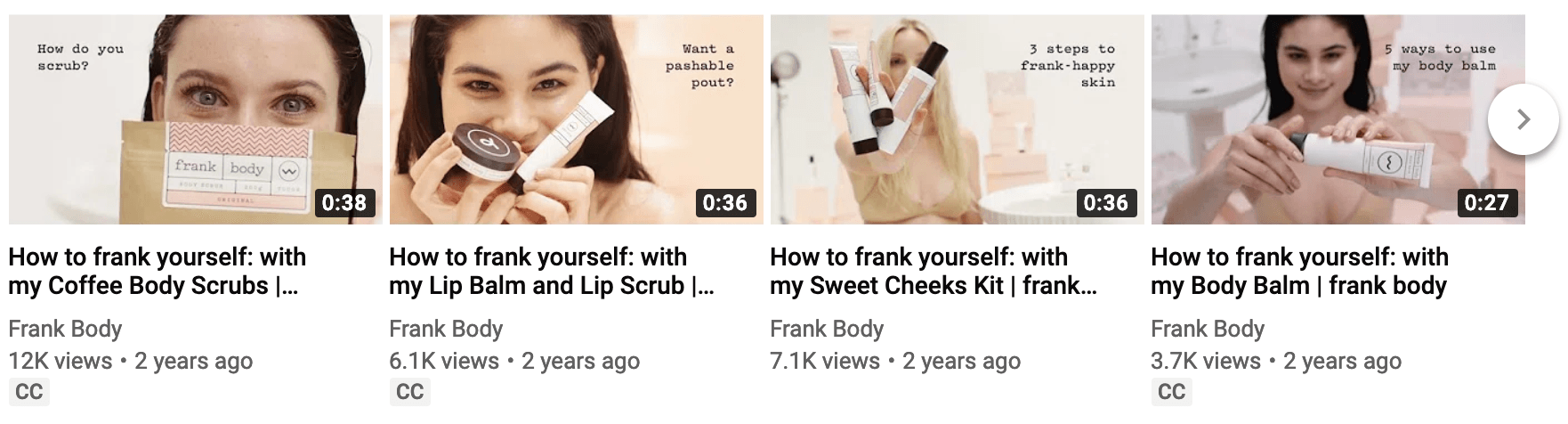 Frank Body Video Thumbnail