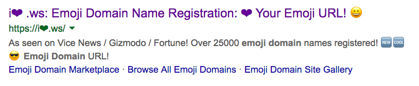 emoji domain