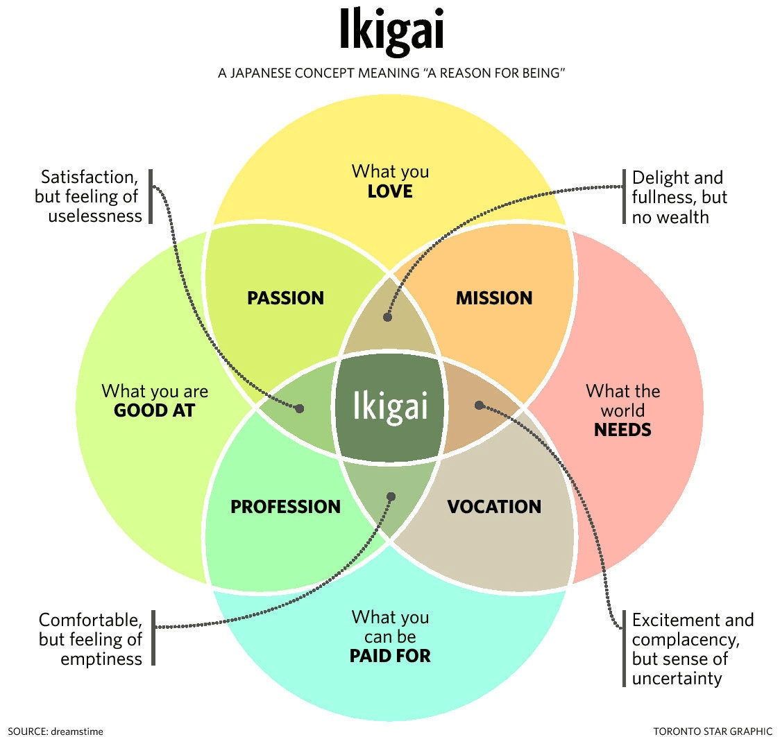 ikigai finding sweet spot