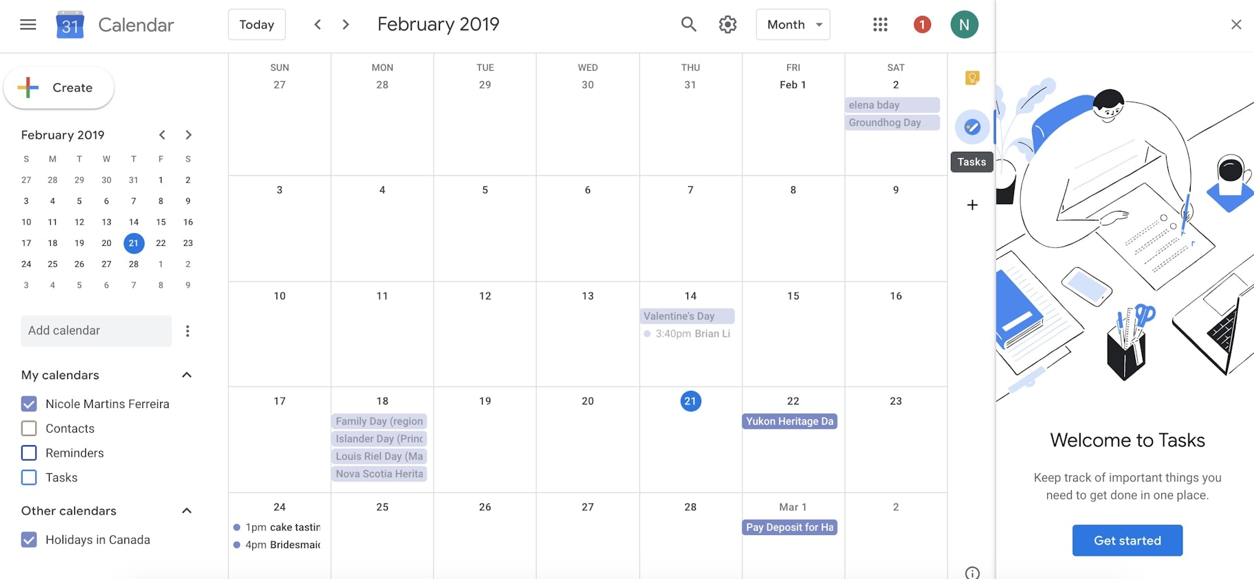 how to add tasks to google calendar