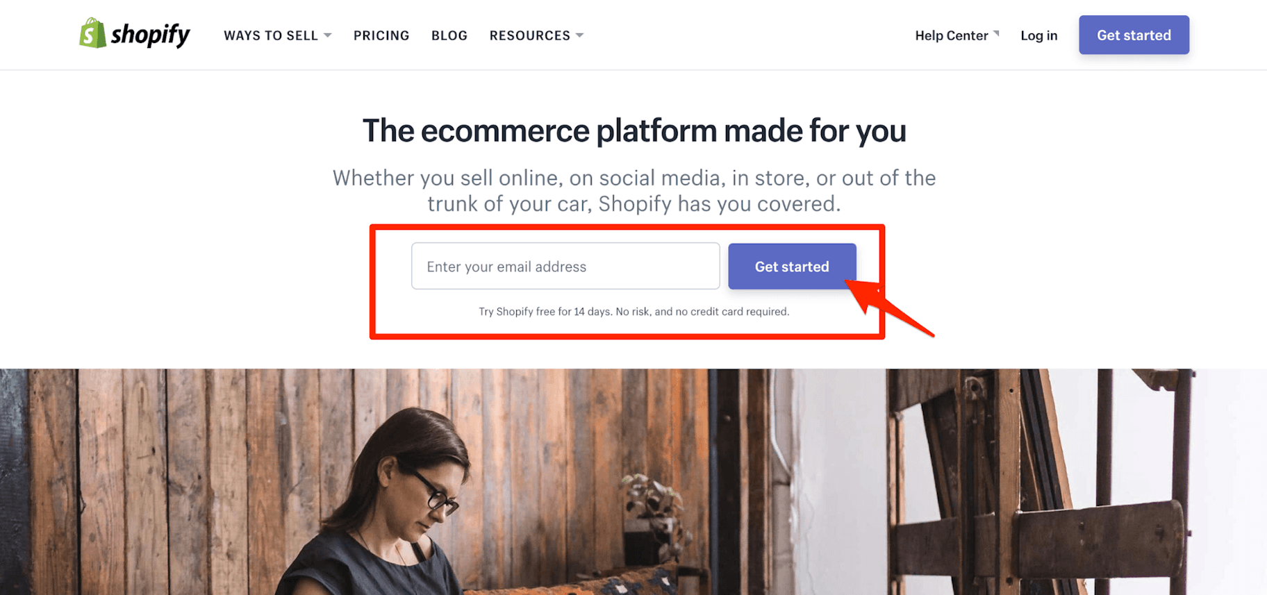 Shopify Sign Up
