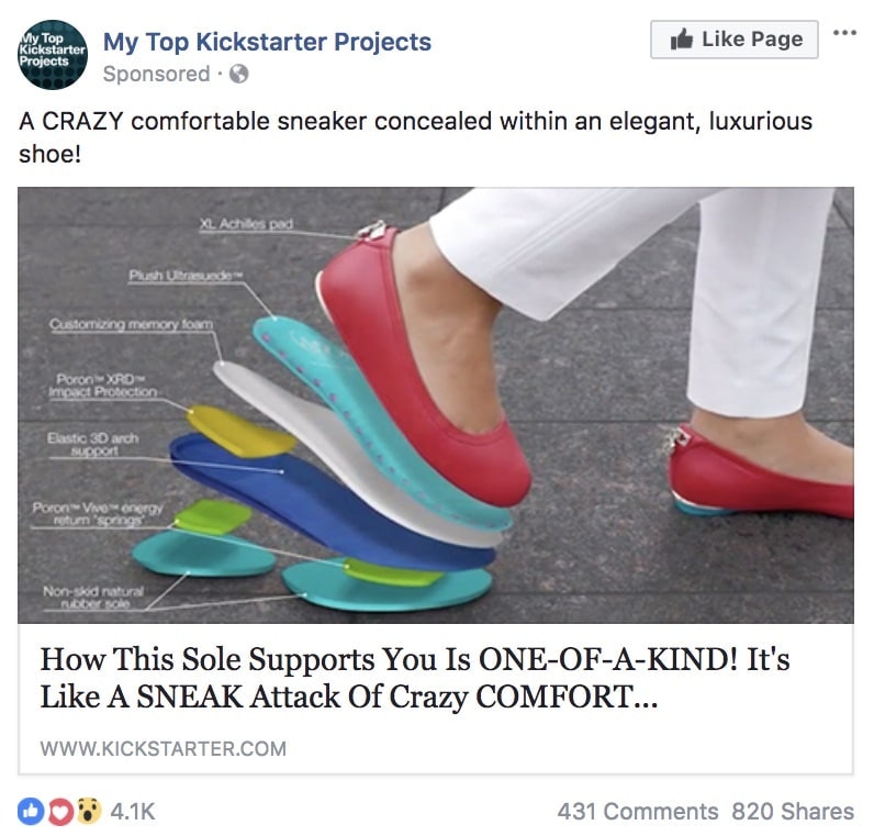 Kickstarter - Best Facebook Ads