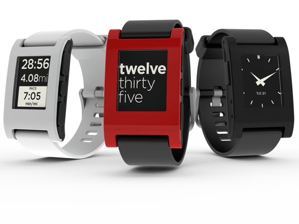 1,3, and 5: Pebble Smartwatches
