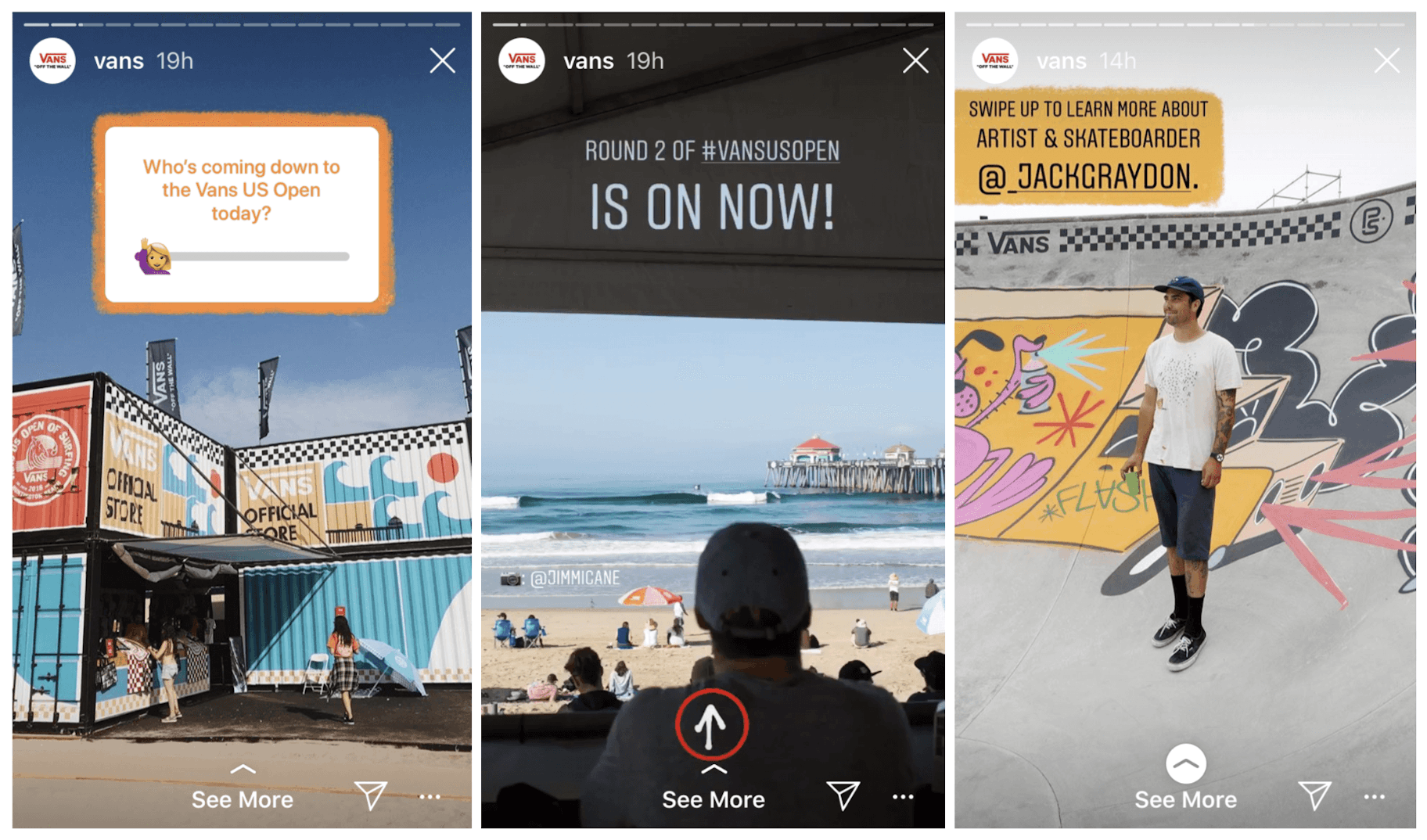 Historias de Instagram de Vans