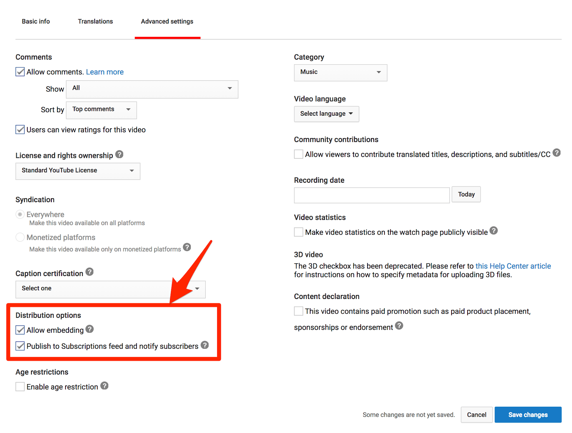 Allow YouTube Video Embedding
