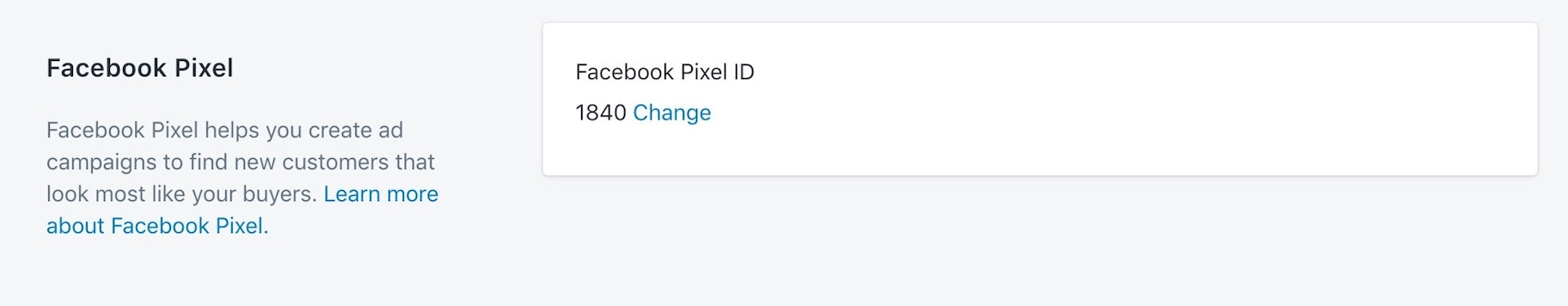 Inserting Facebook pixel ID in Shopify