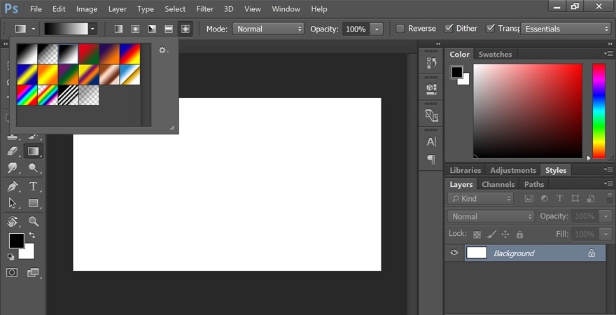 How to Use Gradient Tool in Photoshop