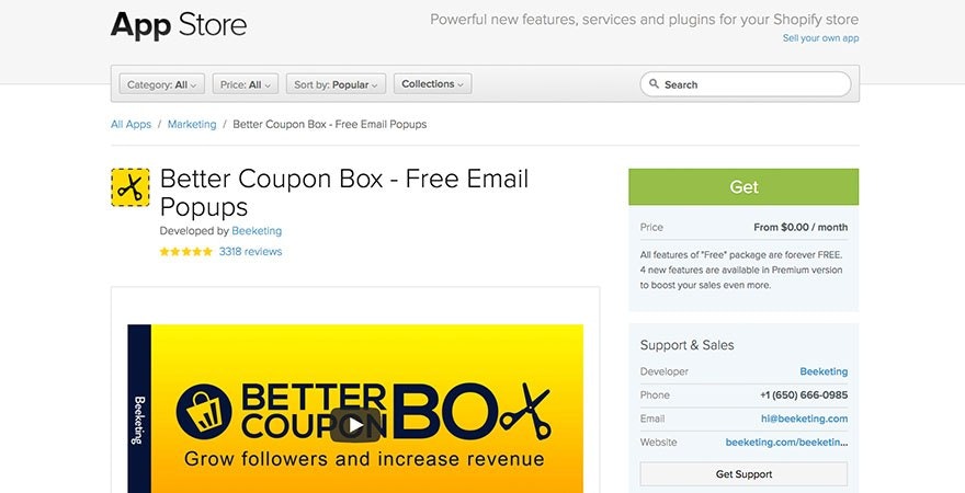 Pinterest - Better Coupon Box Beeketing