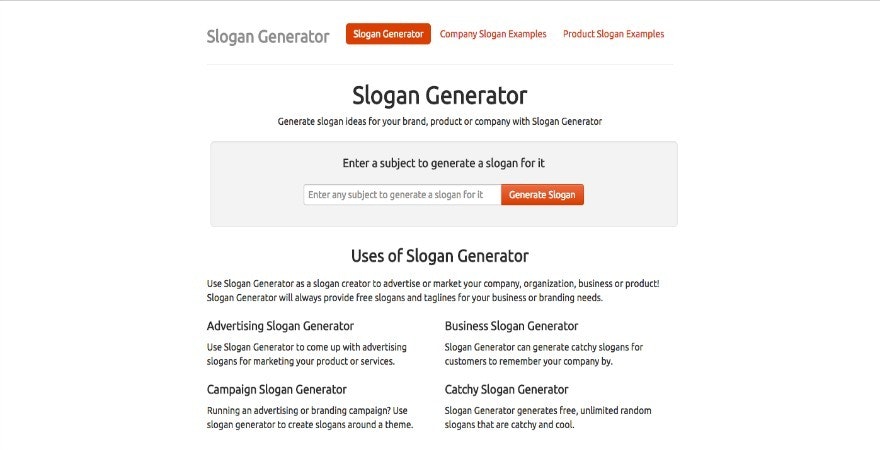 Productive Sweat Thursday 6 Online Slogan Generators to Help You Get the Perfect Tagline - Oberlo